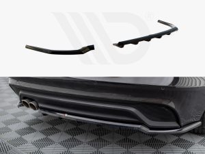 Maxton Central Rear Splitter (Vertical Bars) Jaguar XE X760 Facelift Models