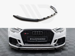 Maxton Front Splitter V3 Audi RS3 Saloon 8V Facelift Models