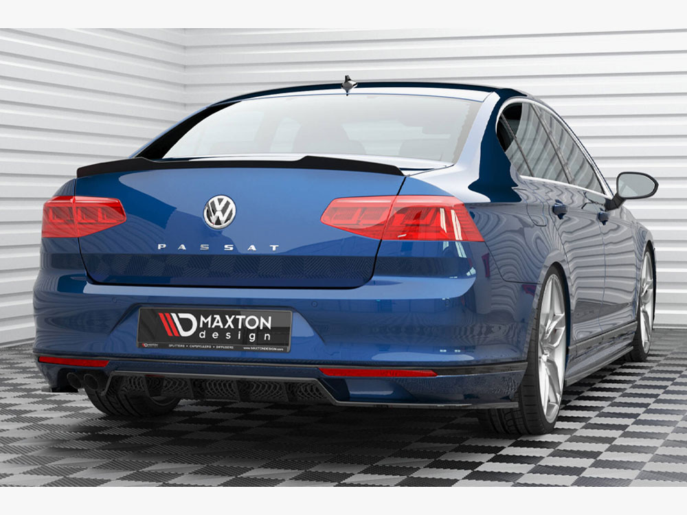 Maxton spoiler cap volkswagen passat saloon r-line mk8 2 Maxton spoiler cap volkswagen passat saloon r-line mk8 - image 2