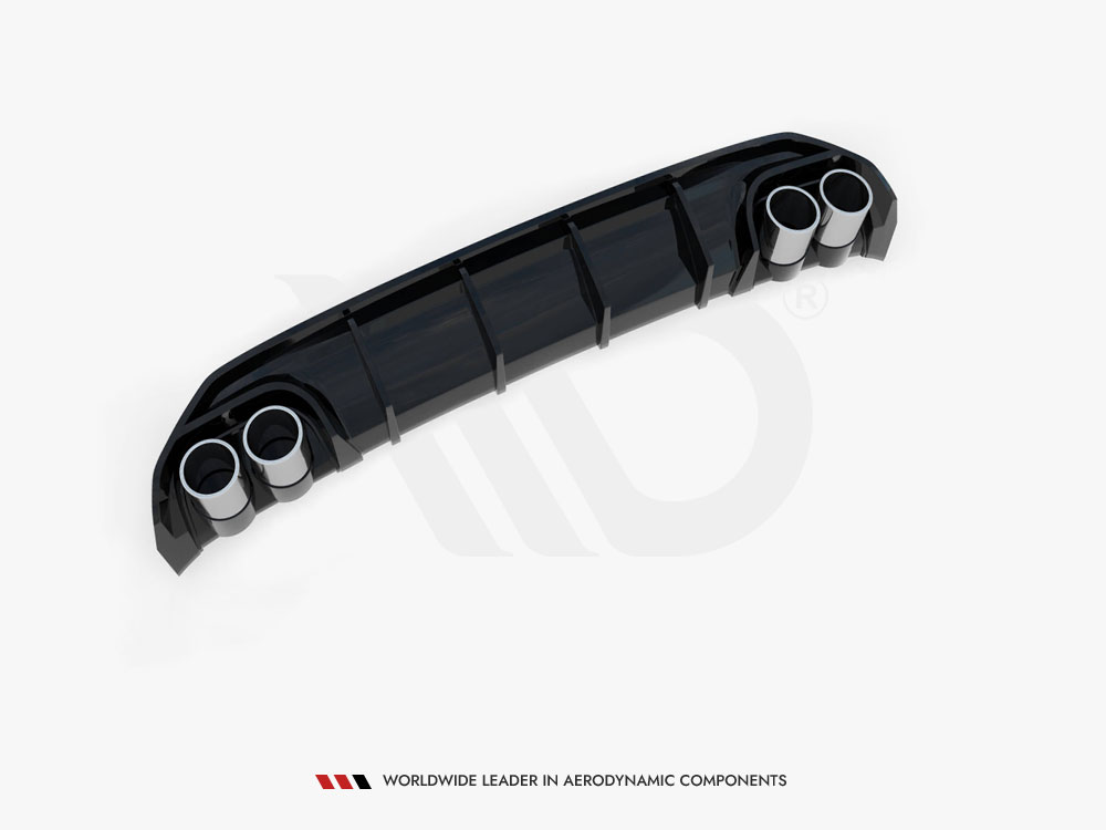 Maxton rear valance + exhaust ends imitation audi a3 s-line saloon 8y 6 Maxton rear valance + exhaust ends imitation audi a3 s-line saloon 8y - image 6
