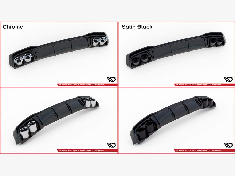 Maxton rear valance + exhaust ends imitation audi a3 s-line saloon 8y 7 Maxton rear valance + exhaust ends imitation audi a3 s-line saloon 8y - image 7