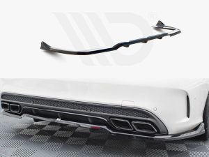 Maxton Rear Splitter (Vertical Bars) Mercedes-AMG C63 Saloon/Estate W205/S205