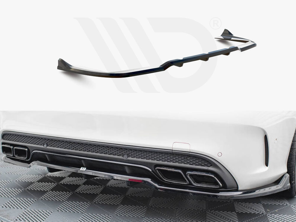 Maxton rear splitter (vertical bars) mercedes-amg c63 saloon/estate w205/s205 1 Maxton rear splitter (vertical bars) mercedes-amg c63 saloon/estate w205/s205