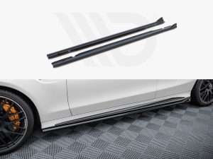 Maxton Side Skirts Diffusers V2 Mercedes-AMG C63 Saloon/Estate (W205/S205)