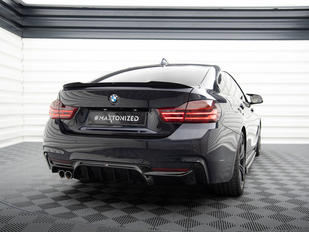Maxton rear valance bmw 4 series coupe/gran coupe/cabrio m-pack f32/f36/f33 (version with exhaust on one side) 2 Maxton rear valance bmw 4 series coupe/gran coupe/cabrio m-pack f32/f36/f33 (version with exhaust on one side) - image 2