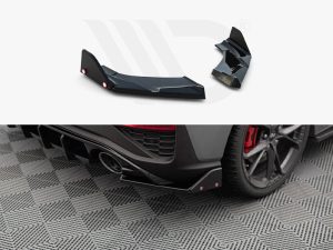 Maxton Rear Side Splitters V4 + Flaps Hyundai i30 N Hatchback Mk3 Facelift Models