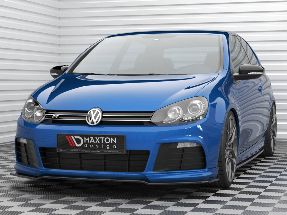 Maxton front splitter v2 volkswagen golf r mk6 2 Maxton front splitter v2 volkswagen golf r mk6 - image 2