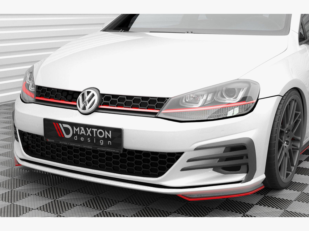 Maxton front side splitters volkswagen golf gti mk7 facelift models 3 Maxton front side splitters volkswagen golf gti mk7 facelift models - image 3