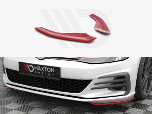 Maxton Front Side Splitters Volkswagen Golf GTI Mk7 Facelift Models