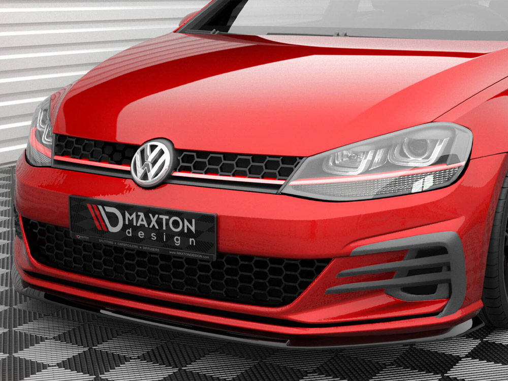 Maxton front splitter v3 volkswagen golf gti mk7 facelift models 3 Maxton front splitter v3 volkswagen golf gti mk7 facelift models - image 3