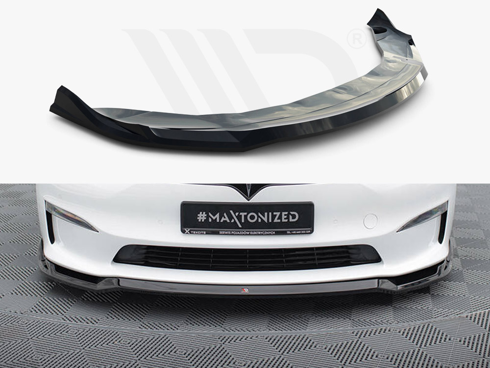 Maxton front splitter v2 tesla model s plaid mk1 facelift models 1 Maxton front splitter v2 tesla model s plaid mk1 facelift models