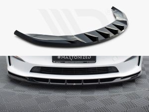Maxton Front Splitter V3 Tesla Model S Plaid Mk1 Facelift Models
