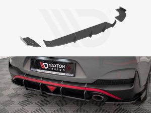 Maxton Street Pro Rear Diffuser + Flaps Hyundai i30 Fastback N-Line Mk3 Facelift Models