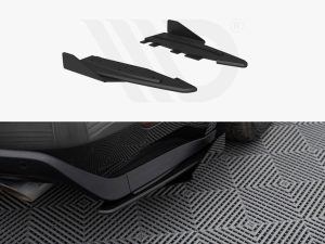 Maxton Street Pro Rear Side Splitters + Flaps Ford Mustang GT Mk6