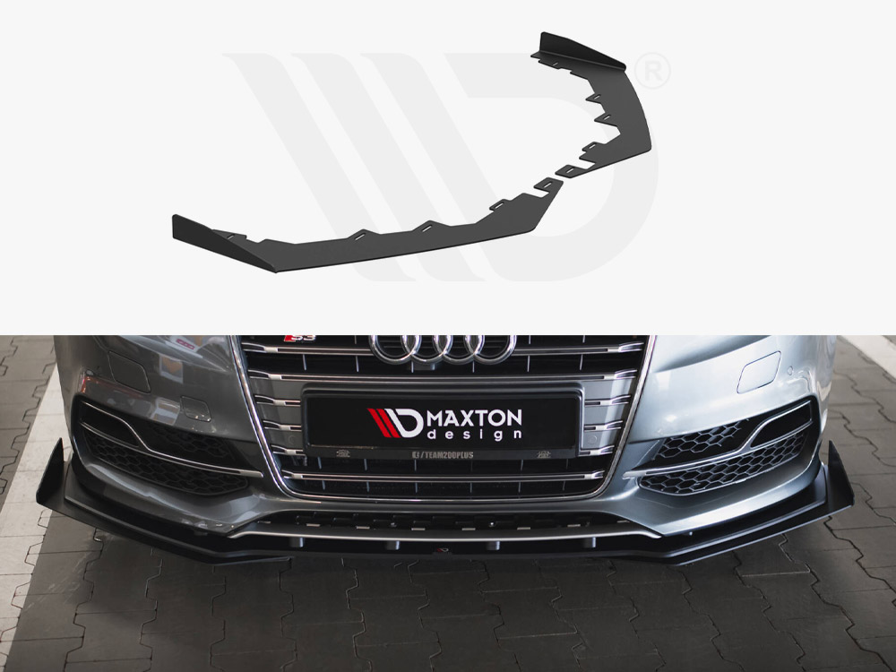 Maxton front flaps audi s3/a3 s-line saloon 8v 1 Maxton front flaps audi s3/a3 s-line saloon 8v