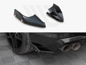 Maxton Rear Side Splitters V5 + Flaps Volkswagen Golf R Mk8