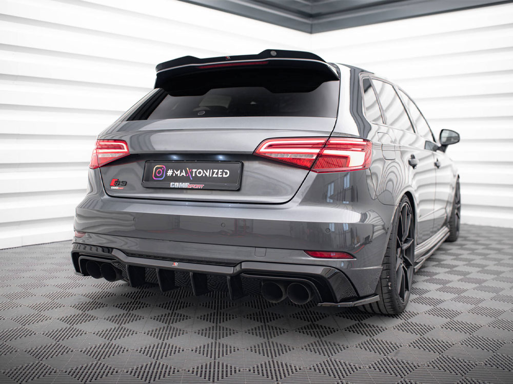 Maxton rear side splitters v2 audi s3/a3 s-line sportback 8v facelift models 2 Maxton rear side splitters v2 audi s3/a3 s-line sportback 8v facelift models - image 2