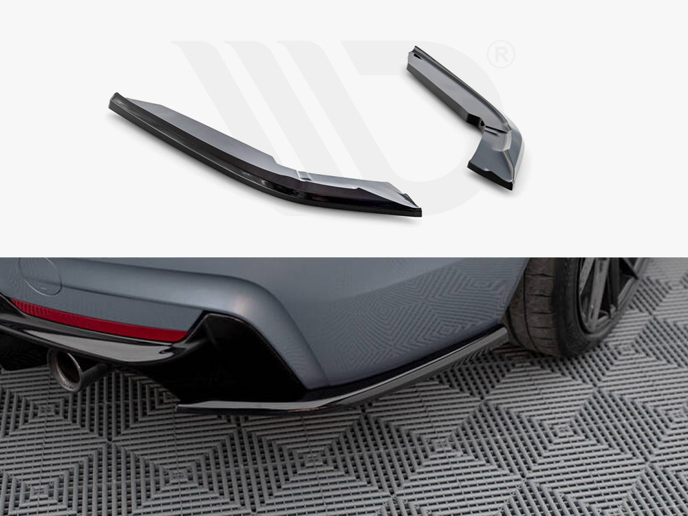 Maxton rear side splitters v4 bmw 4 series coupe/gran coupe m-sport f32/f36 1 Maxton rear side splitters v4 bmw 4 series coupe/gran coupe m-sport f32/f36