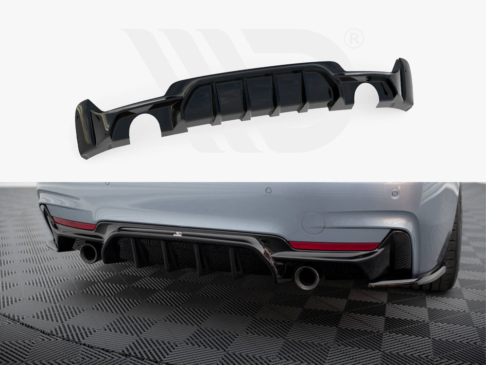 Maxton rear valance bmw 4 series coupe/gran coupe/cabrio m-pack f32/f36/f33 (version with single exhausts on both sides) 1 Maxton rear valance bmw 4 series coupe/gran coupe/cabrio m-pack f32/f36/f33 (version with single exhausts on both sides)