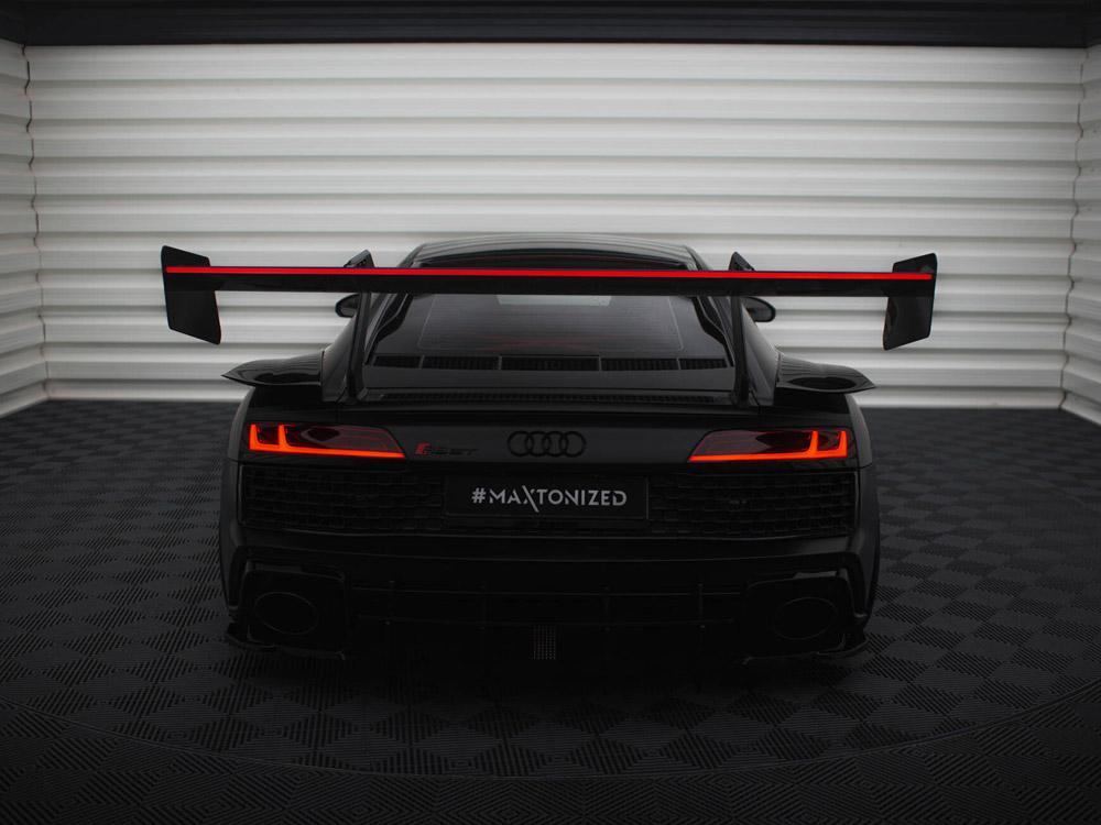 Maxton carbon spoiler with led for audi r8 mk2 3 Maxton carbon spoiler with led for audi r8 mk2 - image 3