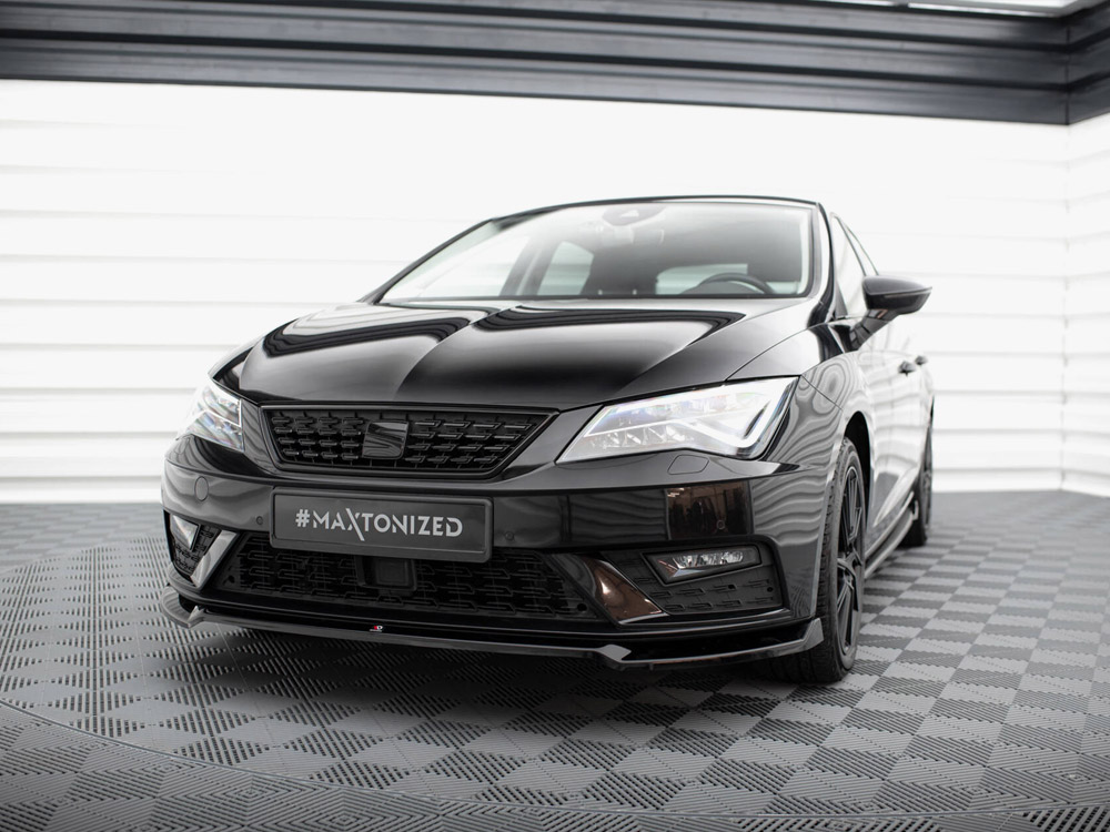 Maxton front splitter v2 seat leon mk3 facelift models 2 Maxton front splitter v2 seat leon mk3 facelift models - image 2