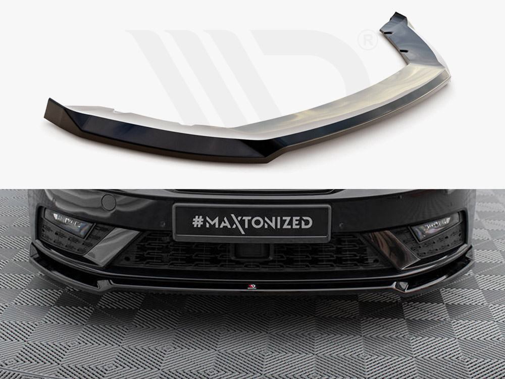 Maxton front splitter v2 seat leon mk3 facelift models 1 Maxton front splitter v2 seat leon mk3 facelift models