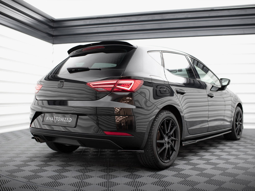 Maxton rear side splitters v1 seat leon hatchback mk3 facelift models 2 Maxton rear side splitters v1 seat leon hatchback mk3 facelift models - image 2