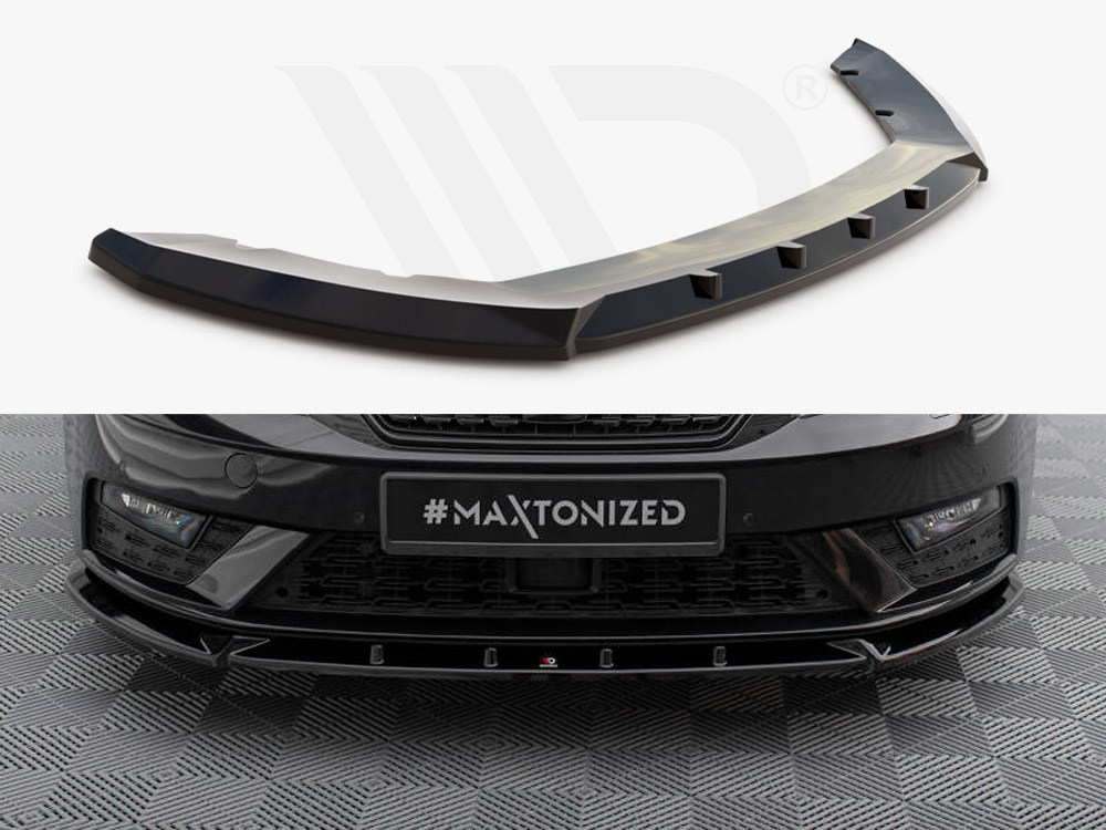 Maxton front splitter v1 seat leon mk3 facelift models 1 Maxton front splitter v1 seat leon mk3 facelift models