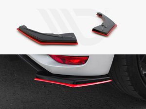 Maxton Rear Side Splitters V2 Renault Megane RS Mk4