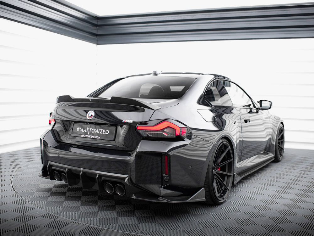Maxton carbon fibre rear side splitters bmw m2 g87 2 Maxton carbon fibre rear side splitters bmw m2 g87 - image 2