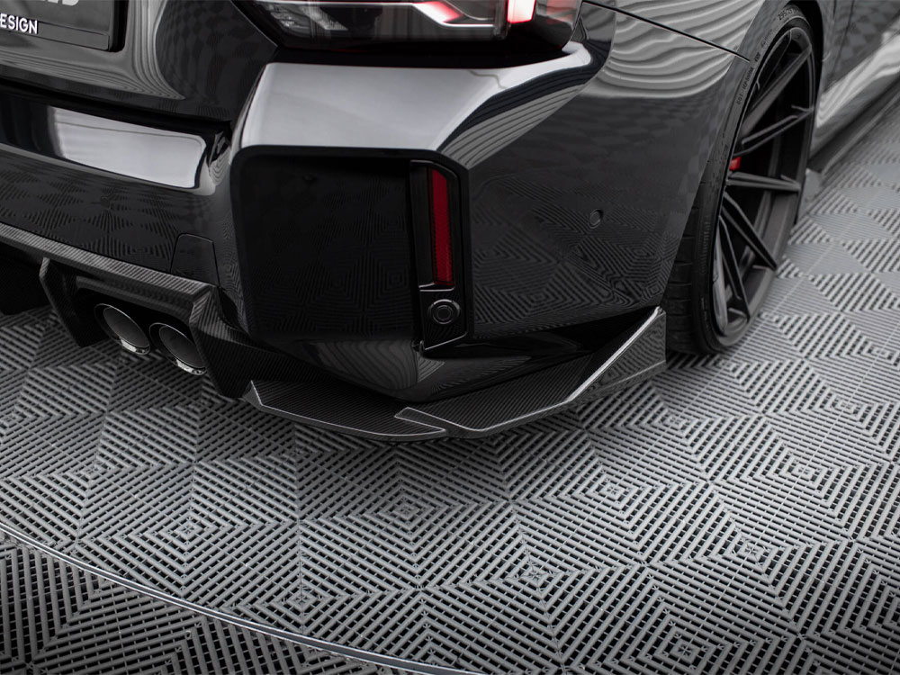 Maxton carbon fibre rear side splitters bmw m2 g87 3 Maxton carbon fibre rear side splitters bmw m2 g87 - image 3