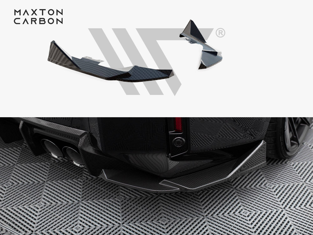 Maxton carbon fibre rear side splitters bmw m2 g87 1 Maxton carbon fibre rear side splitters bmw m2 g87