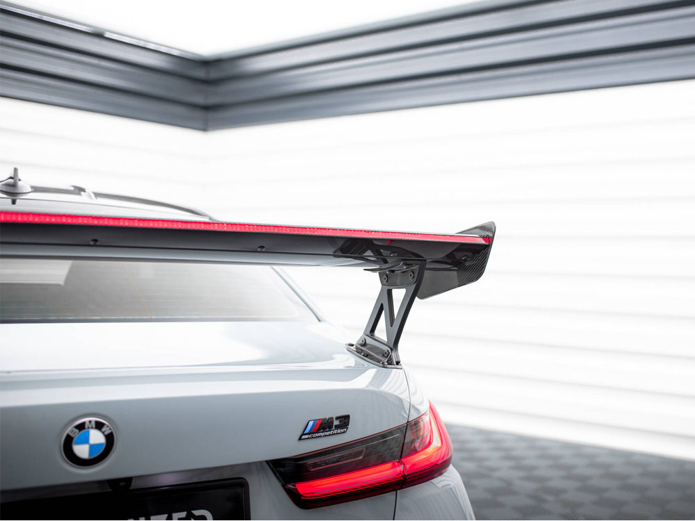 Maxton carbon spoiler with external brackets uprights + led bmw m3 g80 / m340i g20 / 3 series m-pack g20 / 3 series standard g20 8 Maxton carbon spoiler with external brackets uprights + led bmw m3 g80 / m340i g20 / 3 series m-pack g20 / 3 series standard g20 - image 8
