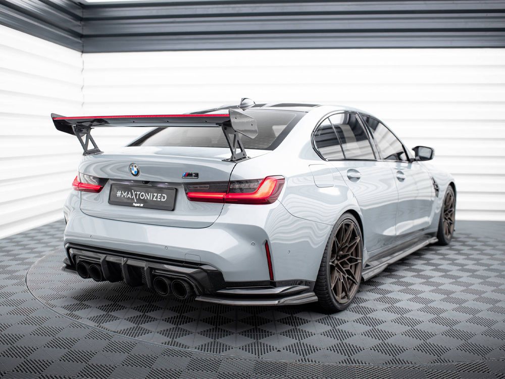 Maxton carbon spoiler with external brackets uprights + led bmw m3 g80 / m340i g20 / 3 series m-pack g20 / 3 series standard g20 5 Maxton carbon spoiler with external brackets uprights + led bmw m3 g80 / m340i g20 / 3 series m-pack g20 / 3 series standard g20 - image 5