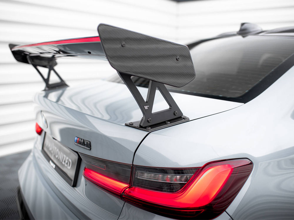 Maxton carbon spoiler with external brackets uprights + led bmw m3 g80 / m340i g20 / 3 series m-pack g20 / 3 series standard g20 9 Maxton carbon spoiler with external brackets uprights + led bmw m3 g80 / m340i g20 / 3 series m-pack g20 / 3 series standard g20 - image 9