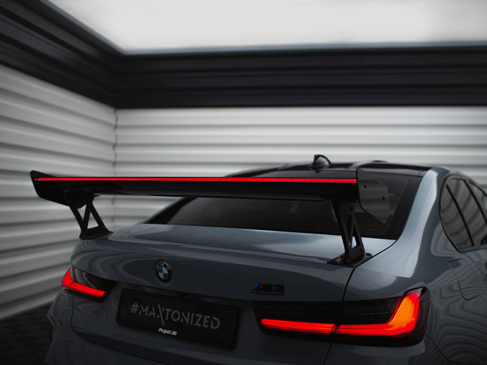 Maxton carbon spoiler with external brackets uprights + led bmw m3 g80 / m340i g20 / 3 series m-pack g20 / 3 series standard g20 3 Maxton carbon spoiler with external brackets uprights + led bmw m3 g80 / m340i g20 / 3 series m-pack g20 / 3 series standard g20 - image 3