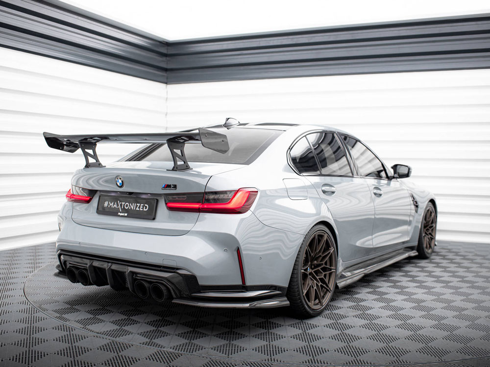 Maxton carbon spoiler with internal brackets uprights bmw m3 g80 / m340i g20 / 3 series m-pack g20 / 3 series standard g20 2 Maxton carbon spoiler with internal brackets uprights bmw m3 g80 / m340i g20 / 3 series m-pack g20 / 3 series standard g20 - image 2