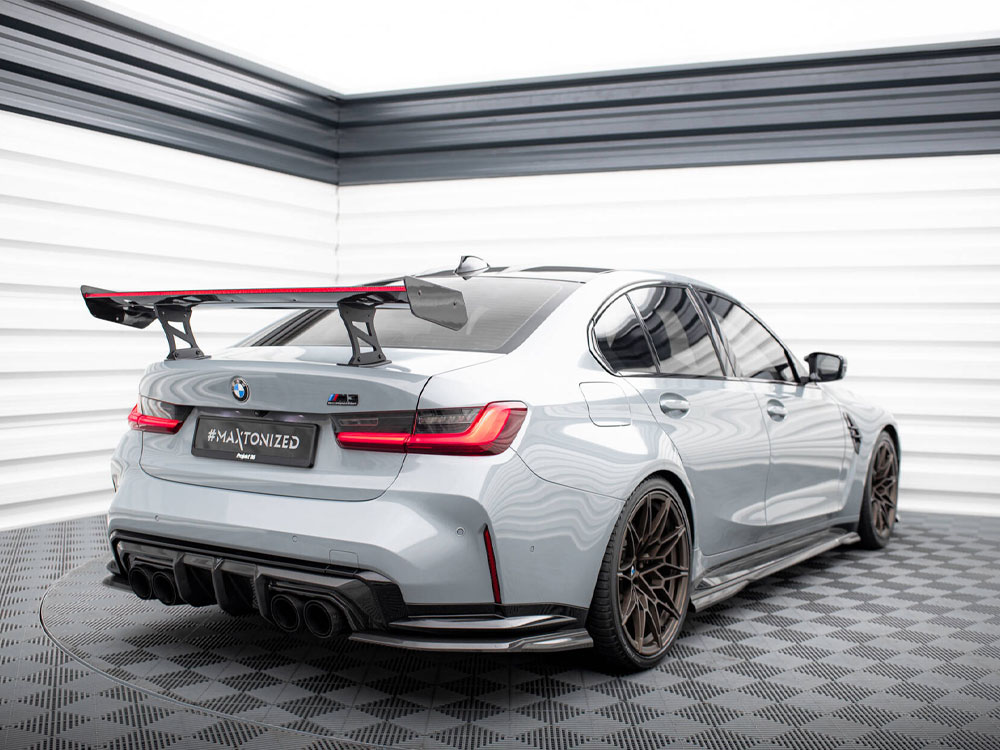 Maxton carbon spoiler with internal brackets uprights + led bmw m3 g80 / m340i g20 / 3 series m-pack g20 / 3 series standard g20 5 Maxton carbon spoiler with internal brackets uprights + led bmw m3 g80 / m340i g20 / 3 series m-pack g20 / 3 series standard g20 - image 5