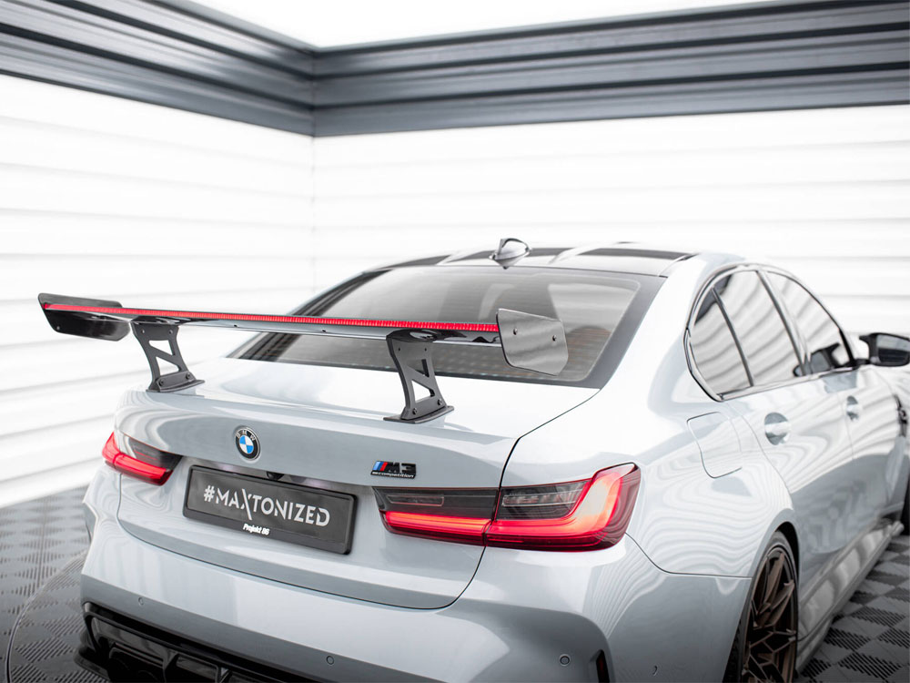 Maxton carbon spoiler with internal brackets uprights + led bmw m3 g80 / m340i g20 / 3 series m-pack g20 / 3 series standard g20 6 Maxton carbon spoiler with internal brackets uprights + led bmw m3 g80 / m340i g20 / 3 series m-pack g20 / 3 series standard g20 - image 6