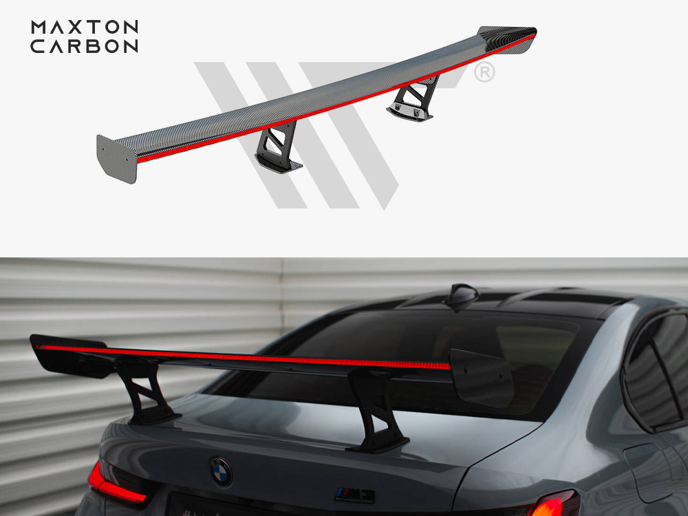 Maxton carbon spoiler with internal brackets uprights + led bmw m3 g80 / m340i g20 / 3 series m-pack g20 / 3 series standard g20 1 Maxton carbon spoiler with internal brackets uprights + led bmw m3 g80 / m340i g20 / 3 series m-pack g20 / 3 series standard g20