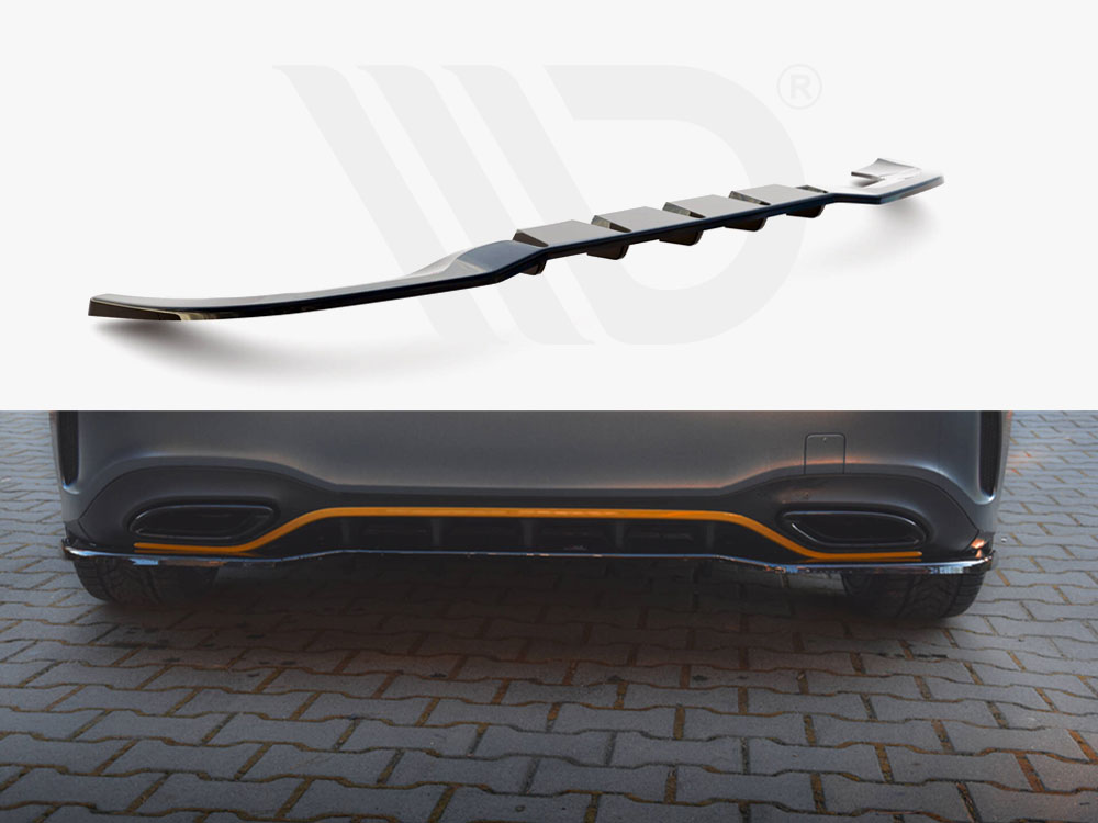 Maxton rear splitter (vertical bars) mercedes-benz a hatchback amg line w177 1 Maxton rear splitter (vertical bars) mercedes-benz a hatchback amg line w177