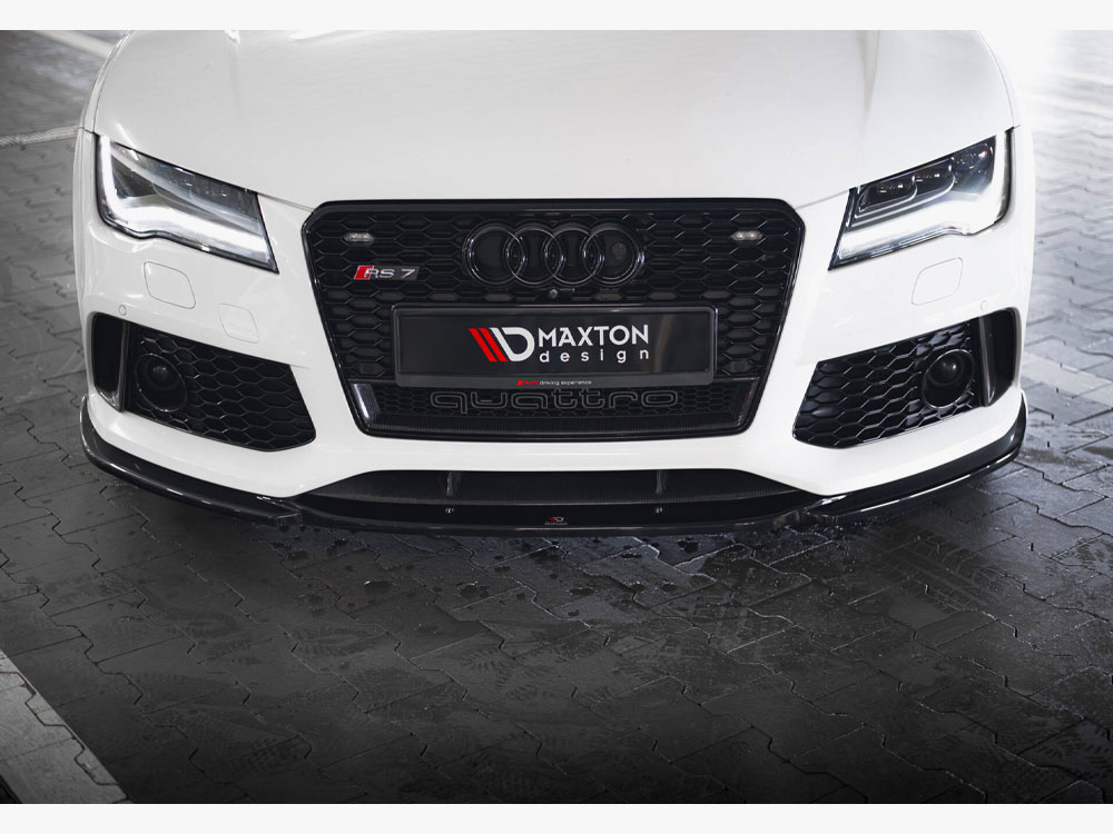 Maxton front splitter v3 audi rs7 c7 4 Maxton front splitter v3 audi rs7 c7 - image 4