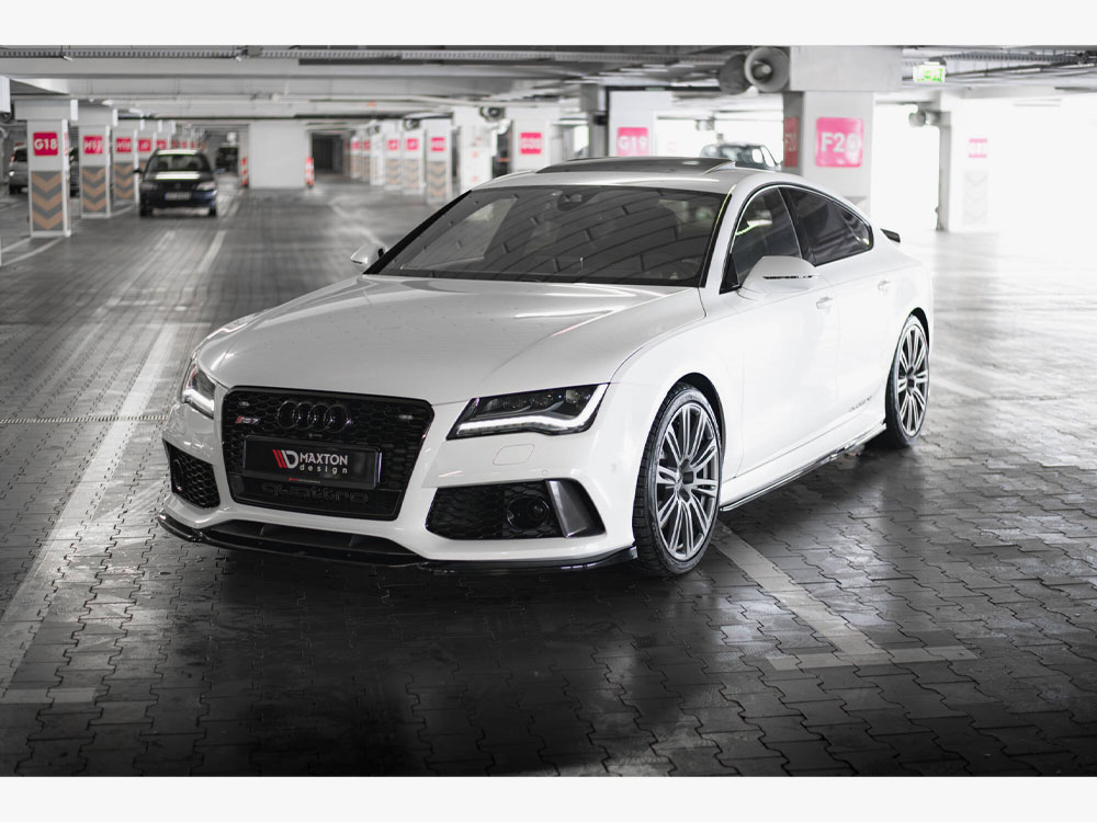 Maxton front splitter v3 audi rs7 c7 2 Maxton front splitter v3 audi rs7 c7 - image 2