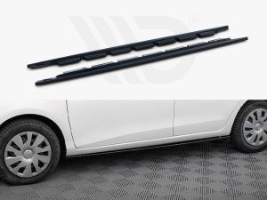 Maxton Side Skirts Diffusers Toyota Yaris Mk3 Facelift Models