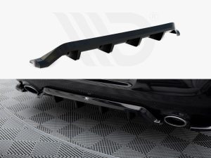 Maxton Central Rear Splitter (Vertical Bars) Chrysler 300 Mk2