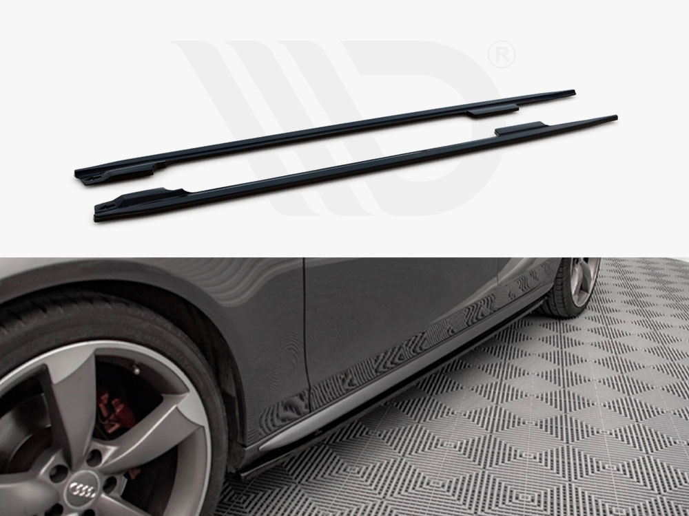 Maxton side skirts diffusers v2 audi a4 / a4 s-line / s4 b8 1 Maxton side skirts diffusers v2 audi a4 / a4 s-line / s4 b8