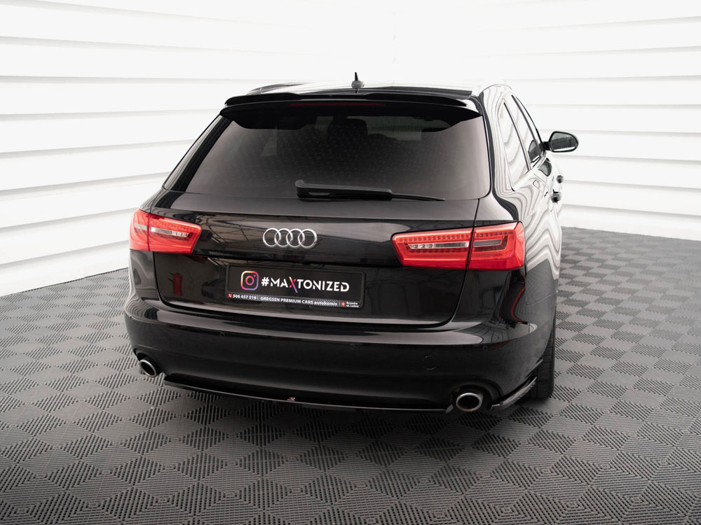Maxton central rear splitter audi a6 avant c7 3 Maxton central rear splitter audi a6 avant c7 - image 3