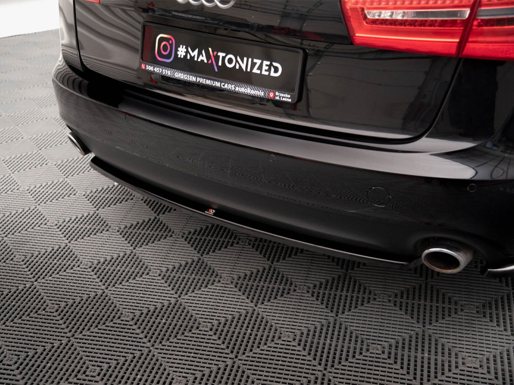 Maxton central rear splitter audi a6 avant c7 4 Maxton central rear splitter audi a6 avant c7 - image 4