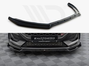 Maxton Front Splitter V4 Ford Fiesta ST/ST-Line Mk8 Facelift Models