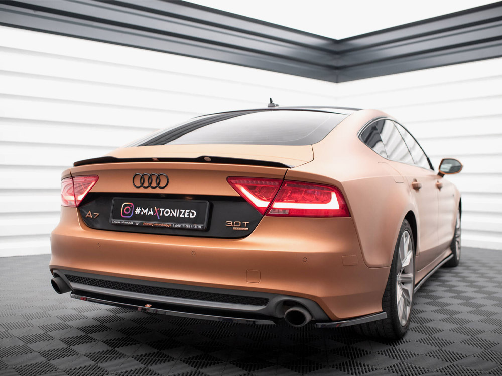 Maxton central rear splitter audi a7 s-line c7 2 Maxton central rear splitter audi a7 s-line c7 - image 2